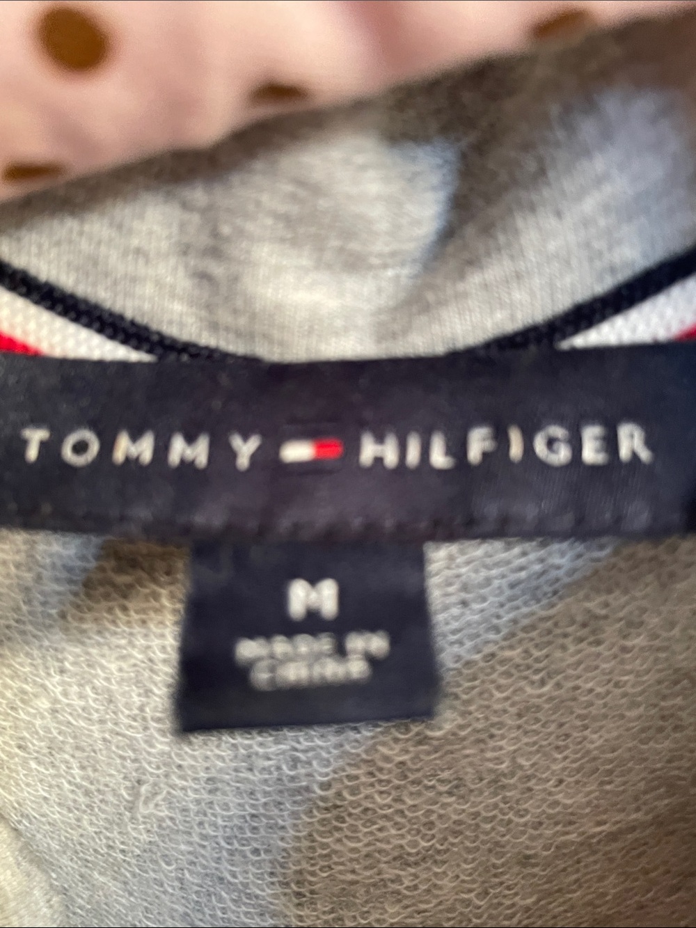 Tommy Hilfiger Light Gray Double-Breasted Knit Blazer - Picture 2 of 5